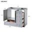 Base de meuble-lavabo 17,7 po Rimmert seulement-735056393