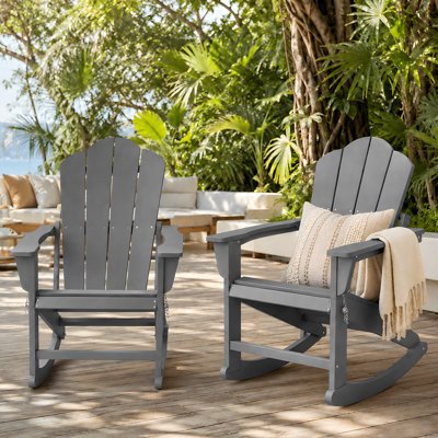 Chaise Adirondack pliante en PEHD