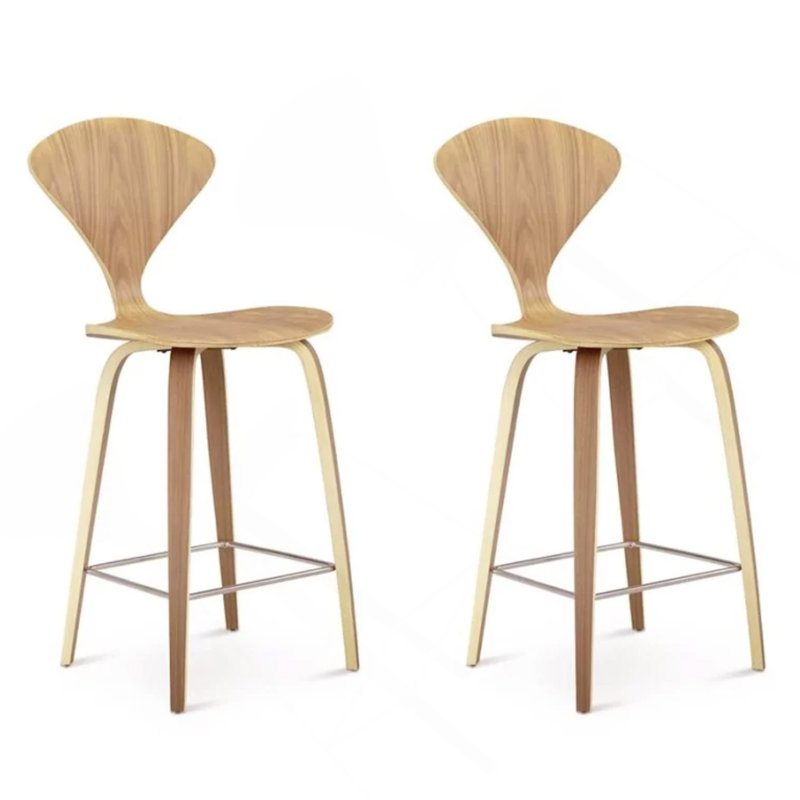Ensemble de deux tabourets de comptoir Norman