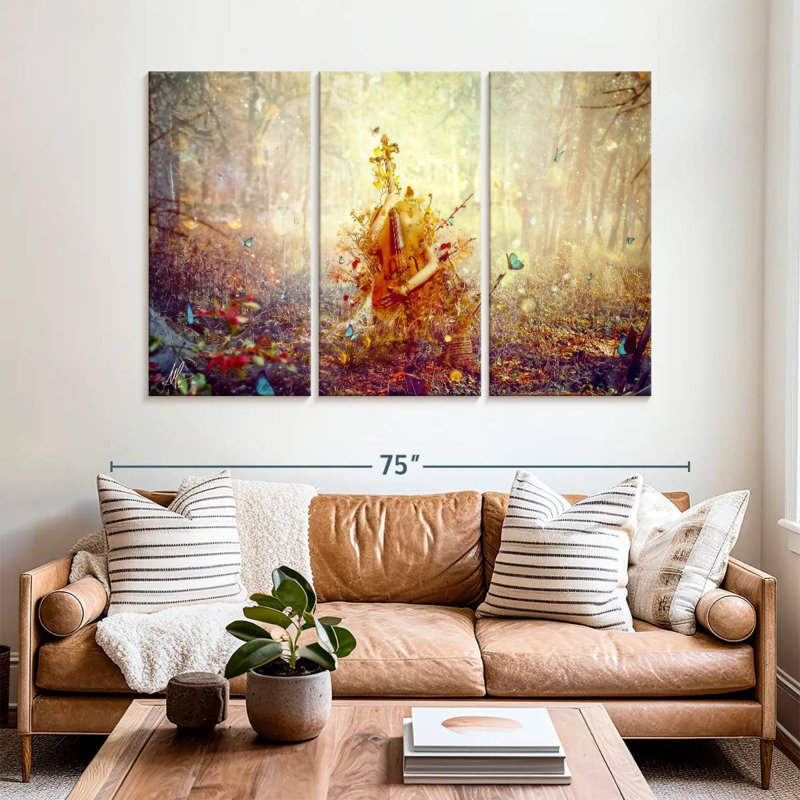 Abarca Golden Silence, 42" H x 65" W