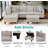3-piece Flannelette  Modular Sectional Sofa-1748871014-1748871012