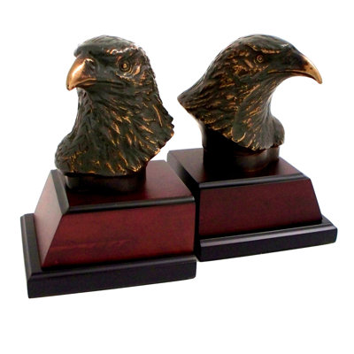 Traditional Metal Non-Skid Bookends