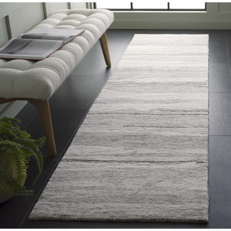 Tapis en laine Houbler, Tapis de couloir 2 pi 3 po x 9 pi