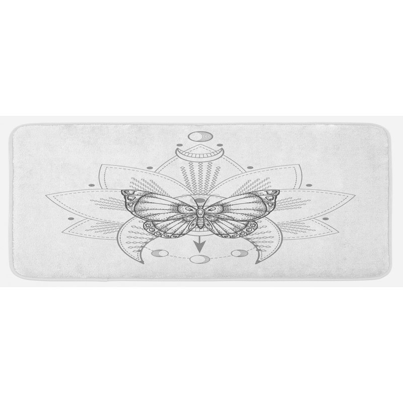 Tapis de cuisine half lune