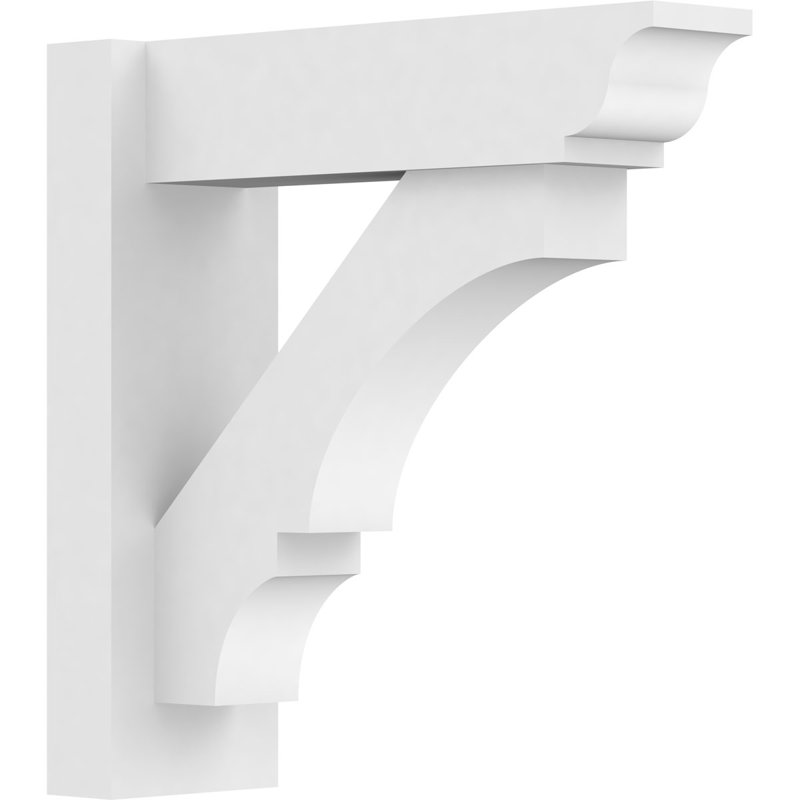 L 5 po x P 16 po x H 16 po Balboa de qualité architecturale en PVC avec extrémités traditionnelles, L 5 po, H 16 po x P 16 po