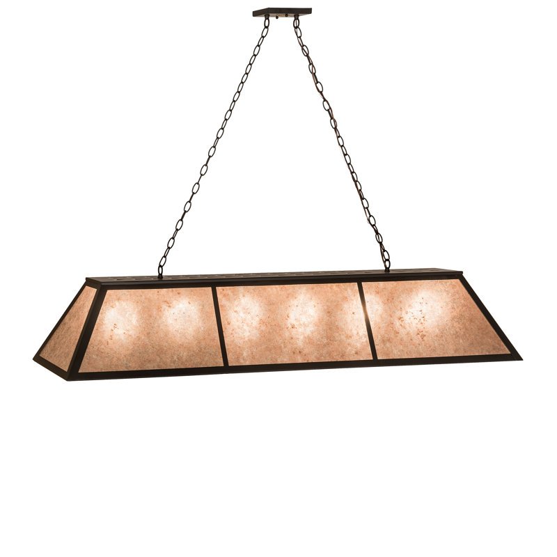 Rustic Lodge 6 - Light Pendant, 47" H x 70" W x 17" D, Oil Rubbed Bronze
