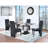 Stacey Zebra White/Dining Table
