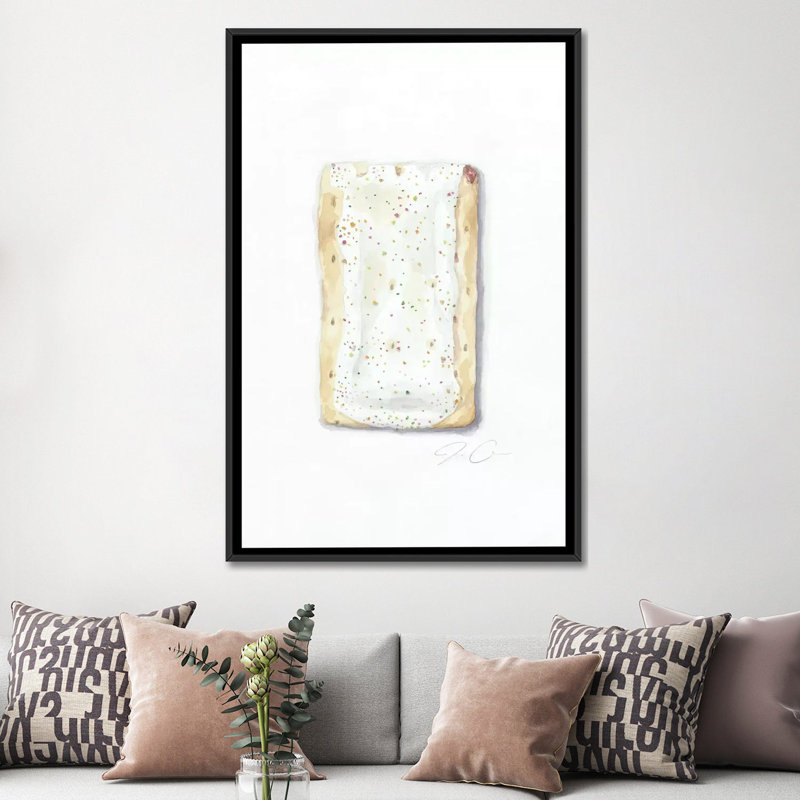 « frais pop-marrer »-impression sur toile tendue, H 40 po x l 26 po x P 1,5 po, Toile tendue, Pas de tapis