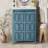 36 " Bathroom Vanity Organizer With Ceramic Sink, Set Bathroom Storage Cabinet, Retro Blue-1634263120