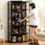 Curio Display Cabinet, 5-Tier Storage Shelves With Acrylic Glass Door, Collectibles Toy Organizers Rack & Display Shelf, Kids Bookshelf And Bookcase For Playroom, Bedroom-878811682