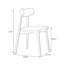 Ensemble de 2 chaises d'appoint Modern Beige