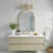 3-Lamp Gold Adjustable Glass Vanity Light