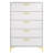 Rectangular 5-Drawer Chest