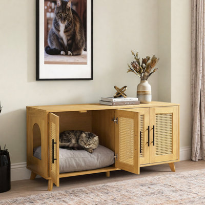 Furniture Style Crate With 4 Doors