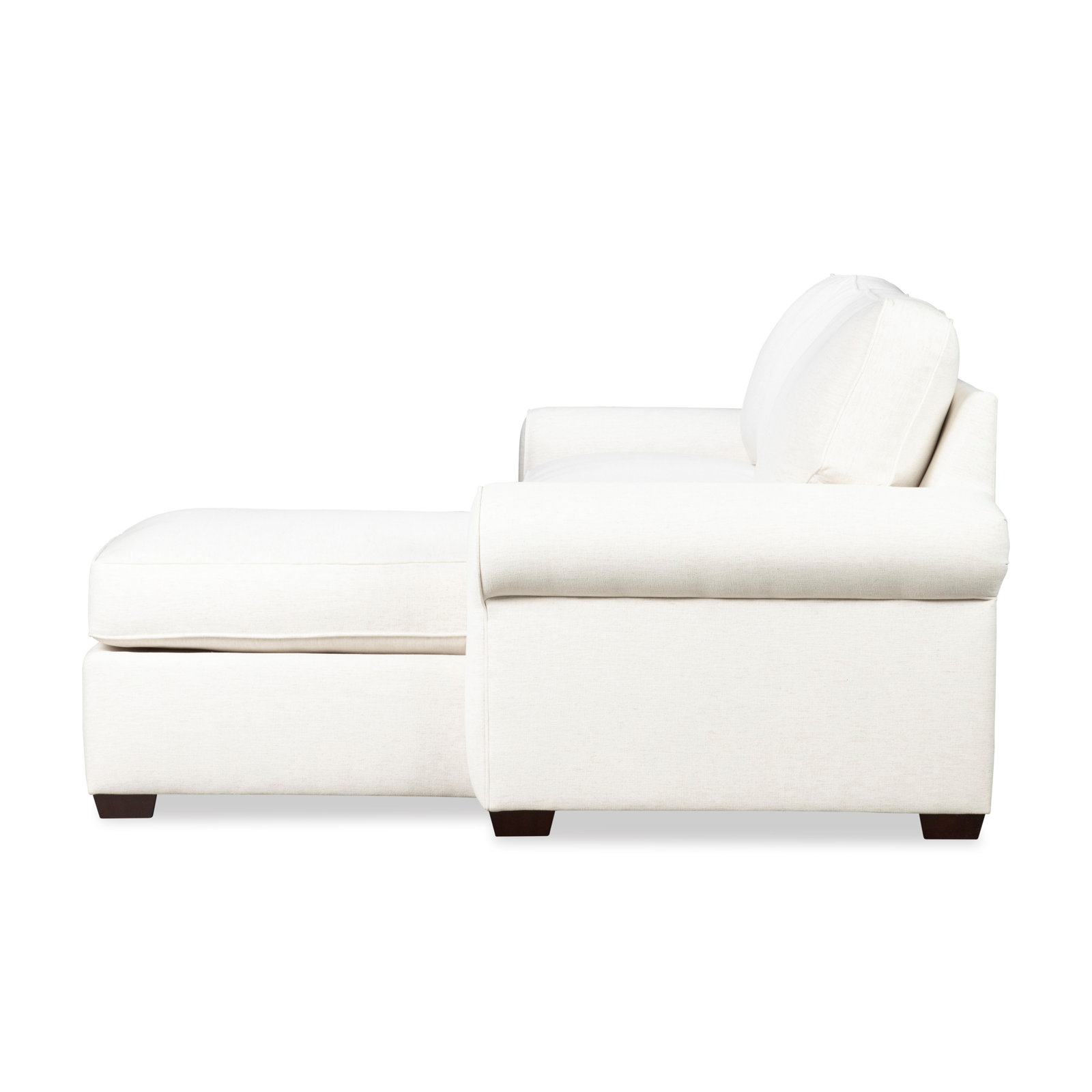 Porter Upholstered Chaise L-Sectional, Nomad Snow Crypton® Chenille, Left Hand Facing