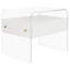 Dewitt lucite table de fin