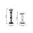 5'' H Glass Tabletop Candlestick