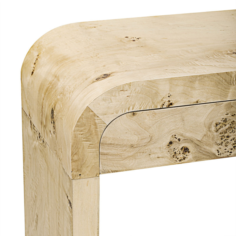 Console en bois avec grands tiroirs