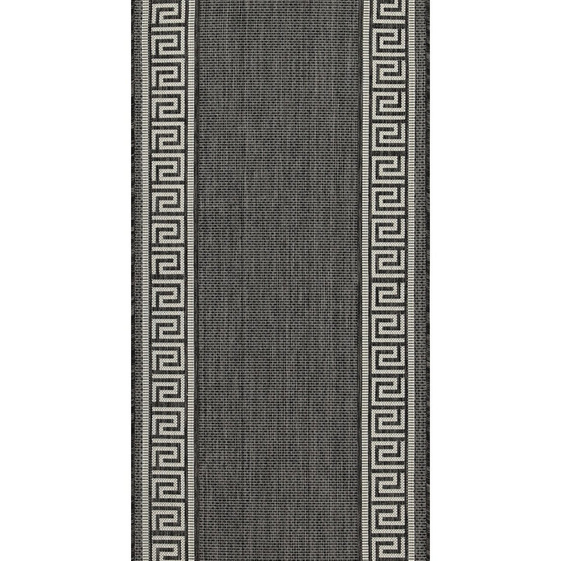 Sunshine Indoor/Outdoor Area Rug, Anthracite, Rectangle 5'3" x 7'3"