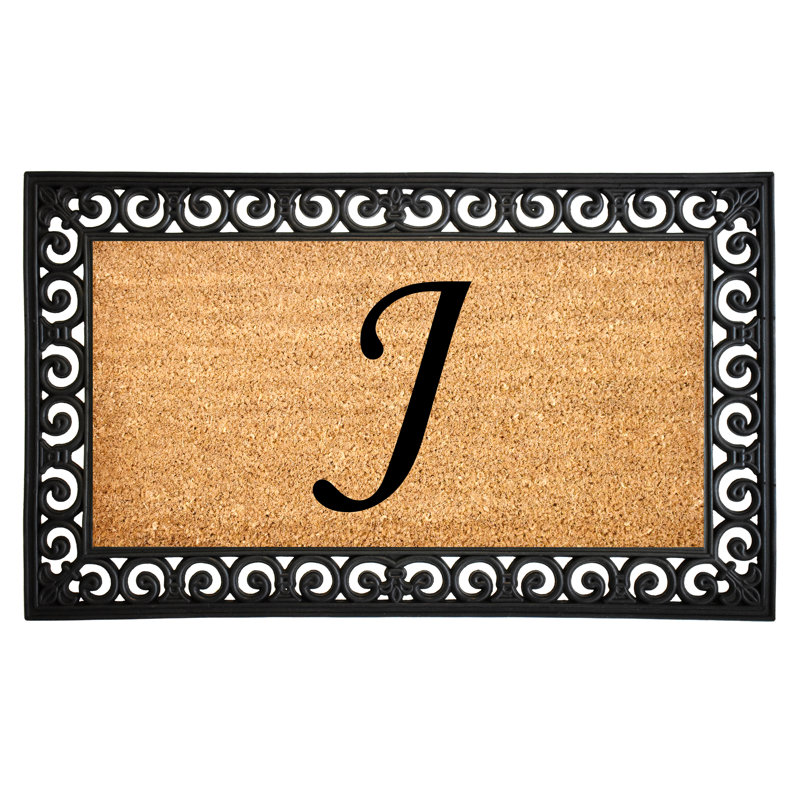Tapis d'entrée 18 po x 30 po antidérapant, J