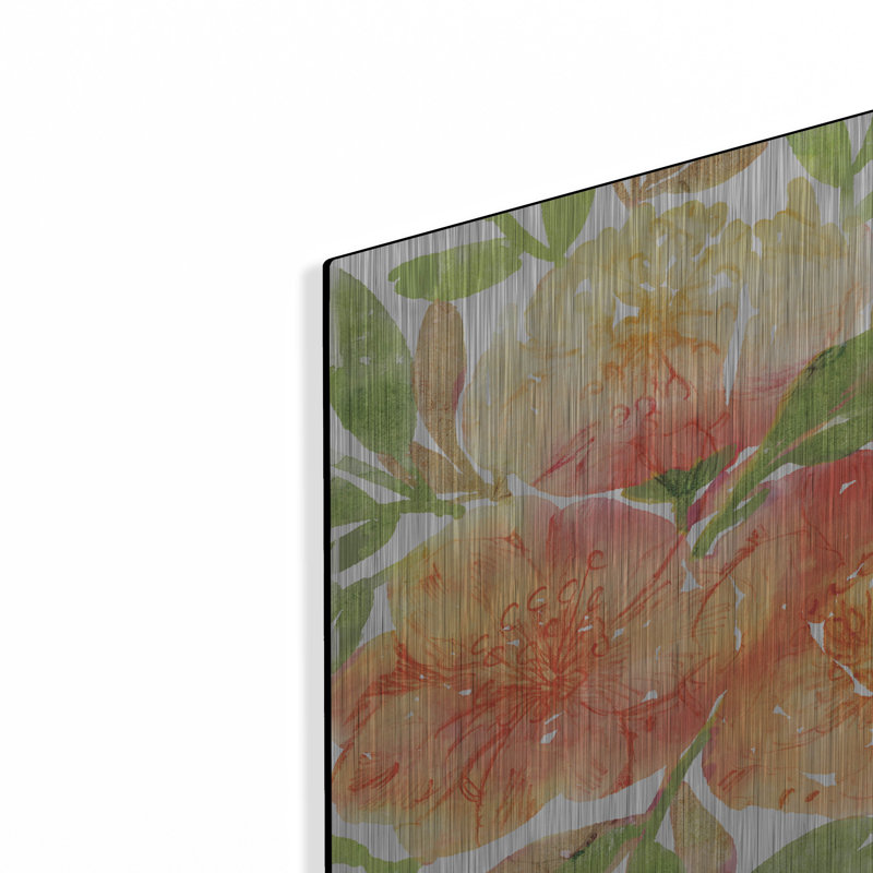 «Peachy Floral III» par Bluebird Barn