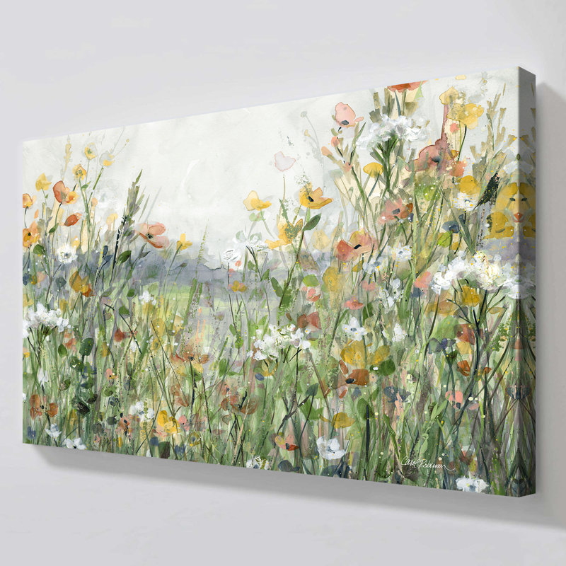 "Woodland Meadow" par Carol Robinson, reproduction sur toile, H 28 po x l 48 po x P 1,5 po