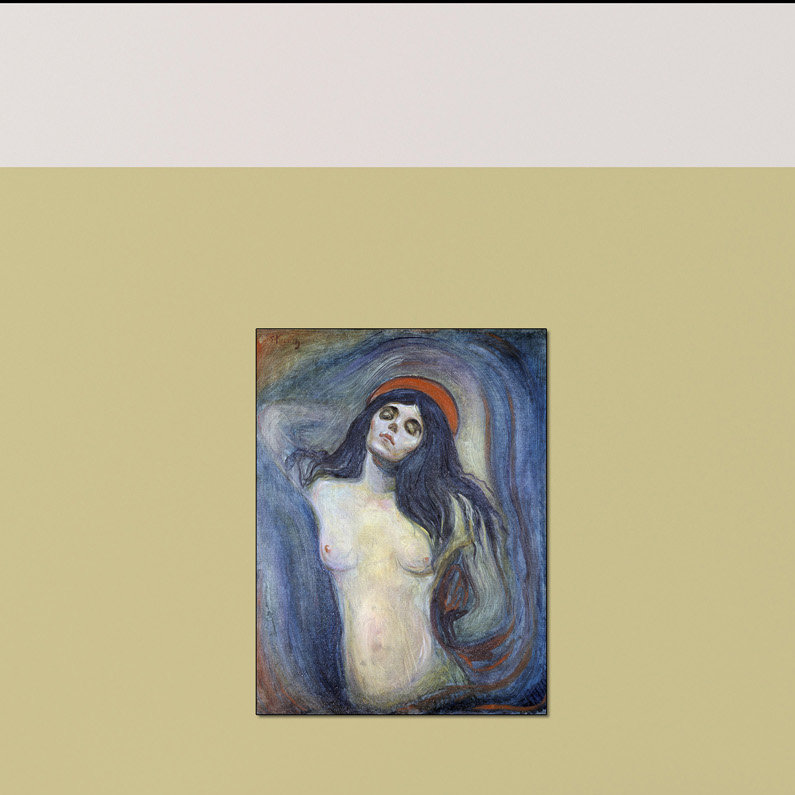 Edvard Munch - Wrapped Canvas Painting, 80cm H x 60cm W x 1.8cm D