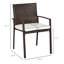Tabouret d'extérieur 17,3 po Taiyah