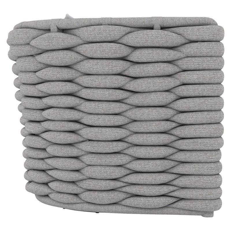 Outdoor Swivel Lounge Chair, Gray