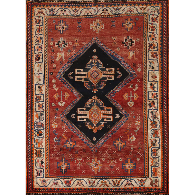 Tapis traditionnel tribal rétro 5 x 7