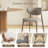 Westhampton Upholstered Dining Chair with Metal Frame-1995883528