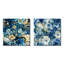 Limoges - ensemble de 2 collages floraux et botaniques carrés-101859813-101859811