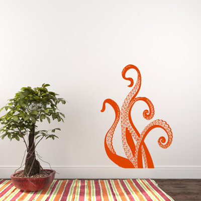 Adhésif décoratif pieuvre