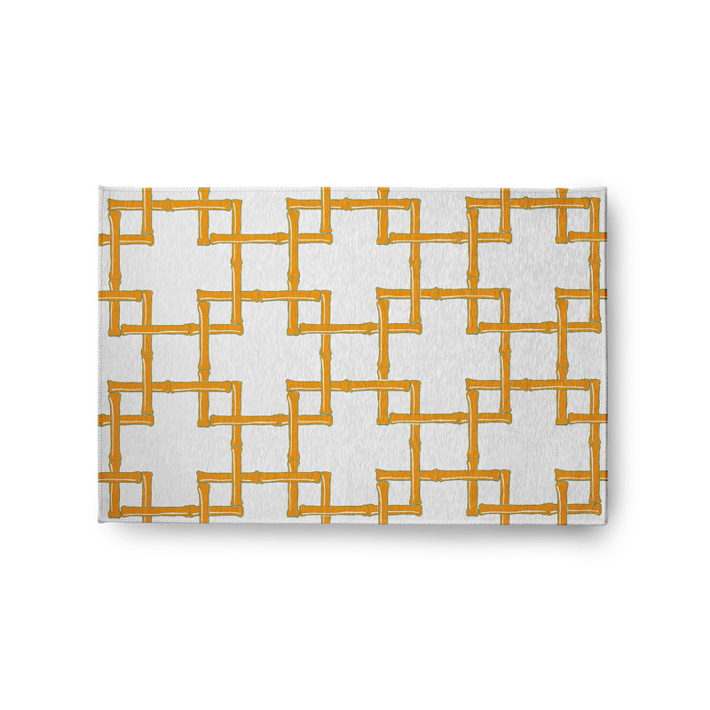 Nishi Chenille Geometric Indoor Rug, Rectangle 2' x 3'