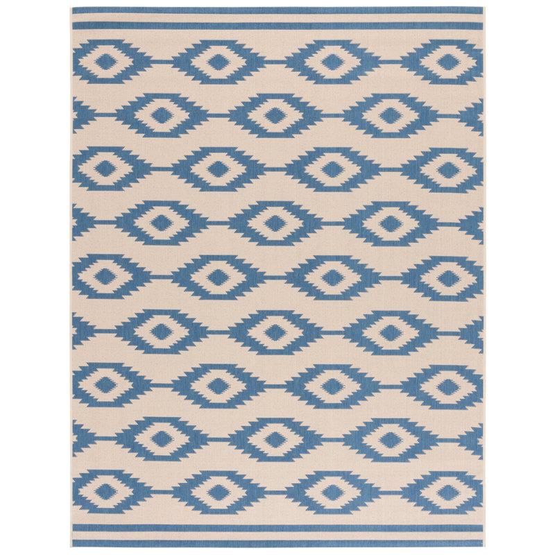 Msr Bh Martha Stewart Southwestern Indoor/Outdoor Rug, Rectangle 6'7" x 9'