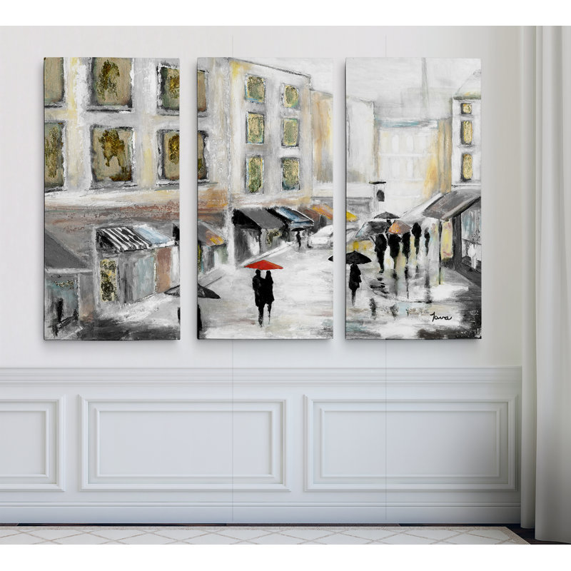 Marché du dimanche-multi-pièces sur toile tendue, H 24 po x l 36 po x P 1,5 po
