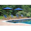 Barbados Outdoor Teak Wood Chaise Lounge-28333142
