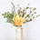 Arrangement floral de printemps artificiel d'été avec un seau en métal pour la décoration murale de la porte d'entrée