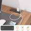 Bureau d'écriture, bureau personnel avec prises de courant et ports USB, petit bureau avec huche, bureau d'ordinateur personnel
