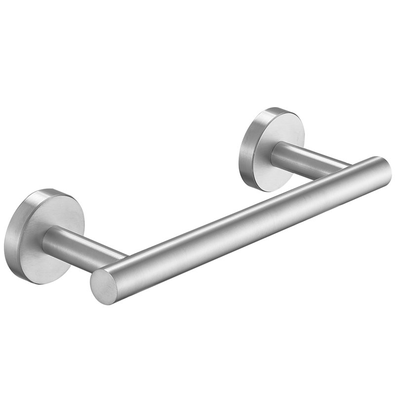1 Towel Bar, Brushed Nickel, 3.03" H x  9.15" L x 3.03" D