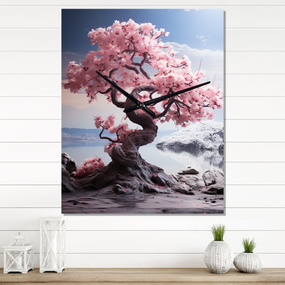 Iliyas - Horloge murale florale