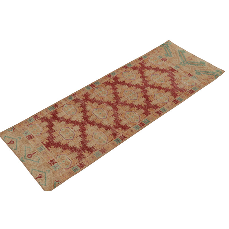 One-of-a-Kind 3' X 8' Hand Knotted Area Rug