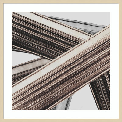 «Bold Impressions I» par Jacob q, impression sur bois encadrée