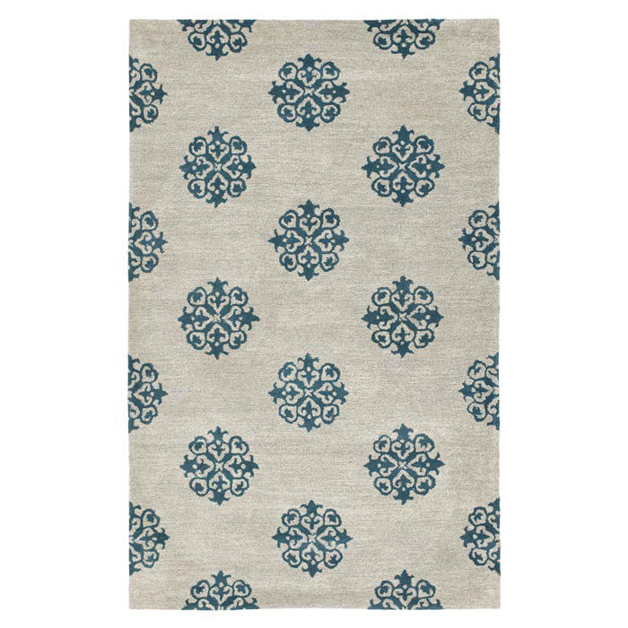 Candelo Hand Tufted Wool Pile Geometric Rug