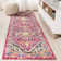 Brooklyn Geometric Medallion Red/Pink Rug