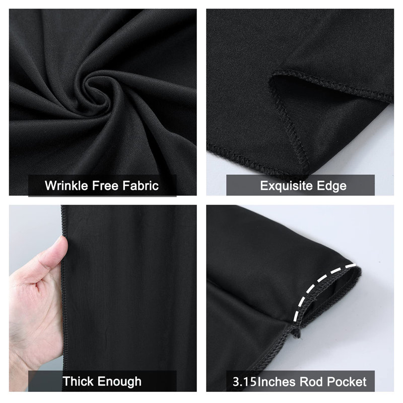 Polyester Backdrops & Signs, Black