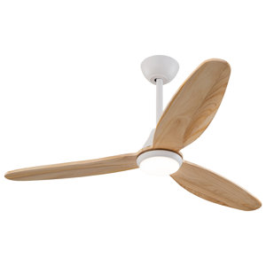 Arquita 48'' 3-Blade DC Ceiling Fan with 3CCT dimmable LED Lights and Remote Contontrol