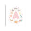Lettre illustrée A - rose-52819925-52819930-52819926