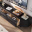 Meuble télé avec rangement Black Design Sense