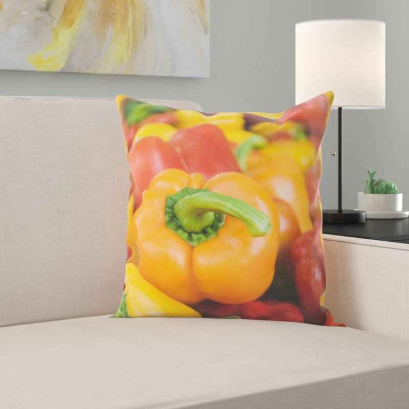 Housse et insert de coussin carré Peppers